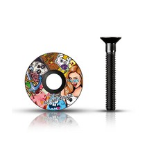 리젤디자인 자전거 헤드셋 스템 캡, 스티커밤 2, 1개