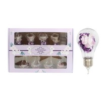 비아케이스튜디오 블링블링 플라워 전구, 퍼플