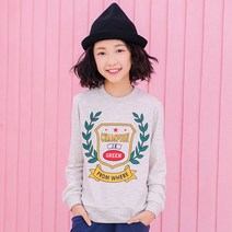 잭키드 여아용 챔피언 맨투맨