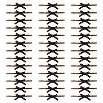 스티치 리본 포장타이, 딥브라운, 50개
