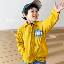 느엘 유아동용 문자 바람막이점퍼