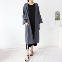 팡팡샵 T 긴 린넨롱 임부 가디건