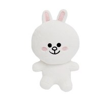 라인프렌즈 코니 시팅 인형, 13cm, 화이트