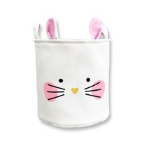 패브릭 정리함 복슬복슬 토끼, 혼합색상, 1개