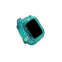 비쉐르 에어리트 애플워치 4 실리콘 일체형 밴드 스트랩 (40mm 호환 가능), 민트, 1개