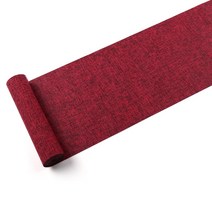 린넨 테이블 러너 Q104, 레드, 2인용(40 x 180 cm)