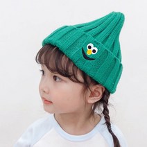 우주아이 표정골지 비니모자