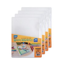 알파 클리어 화일케이스 A4 40mm, 4개