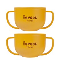 아이별프렌즈 옥수수 양손컵, 옐로, 2개