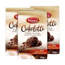 위토스 치코로띠 카카오 쿠키, 300g, 3개