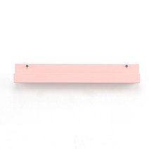 타공판 북선반 중 40cm + 타공판 나비볼트 악세서리, 1세트, 핑크(선반)