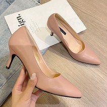 라블 스틸레토 펌프스 여성힐 7cm