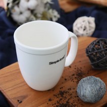심플아이콘 화이트라떼 머그컵 400ml, 혼합색상, 4개