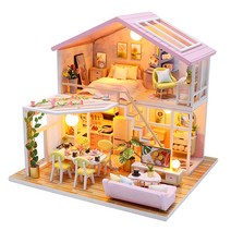 아이엠미니 로맨틱 하모니 하우스 미니어쳐 DIY 키트, 혼합색상