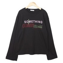 썸타임 영문나염 라운드티셔츠