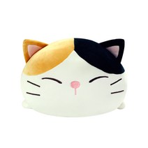 메세 모찌모찌 고양이 쿠션 인형 까망, 30cm, 혼합색상