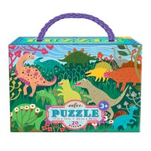 이부 공룡 직소퍼즐, 20피스, 혼합색상