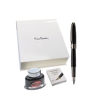피에르가르뎅 나이트 만년필 + 병잉크 + 잉크카트리지 + 기프트박스 세트, F, GUN