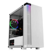 주연테크 게이밍 데스크탑 PC 화이트 TINY-14F6S (i5-10400F), FreeDOS(미포함)