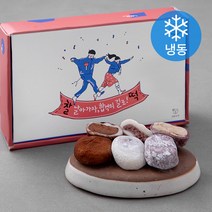 착한떡 호두 40g x 12개 + 초코 40g x 3개 + 흑미 40g x 3개 수능 찹쌀떡세트 (냉동), 1세트