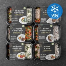 [밥먹듯이] 건강한끼 도시락 시즌2 6종세트 (냉동), 1세트