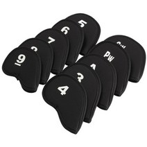 메다 골프 아이언 커버 BASIC 실속형 세트, 혼합색상