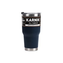 카르닉 이중진공 스테인리스 보온보냉 텀블러, 네이비, 900ml