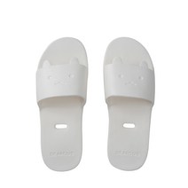 디어커스 호핑 EVA 욕실화, 화이트, 1개