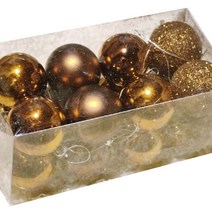 스투피드 크리스마스 트리 장식볼 6cm, 버건디