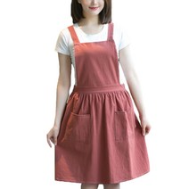 착용감 좋은 앞치마, 레드, 1개