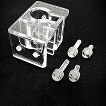 켈란 릴리파이프 유리 입출수관 홀더 12/16mm / 16/21mm K-022, 1개