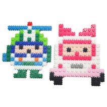 블럭N스토리 디폼도안 5-2 헬기구급차, 혼합색상