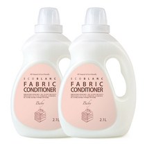 에코블랑 유아 섬유유연제 베이비파우더향, 2.1L, 2개