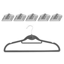 루시스 벨벳 옷걸이, 그레이, 40개입