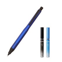 유니 쿠루토가 어드밴스 업그레이드 샤프 네이비 M5-1030 + 쿠루토가 전용 샤프심 B 2P세트, 1세트, 0.5mm