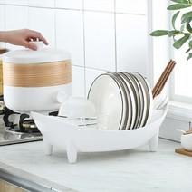 안녕마켓 PLATO 식기건조대, 화이트