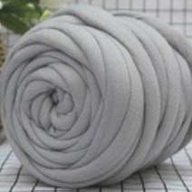 자이언트 빅얀 왕모찌 패브릭 얀 굵은 털실 1kg, 중그레이, 1개