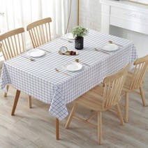 예뻐유 PVC 방수식탁보, 90 x 140cm, 화이트