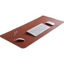 다니카 프리미엄 와이드 가죽 패드 DKY-4001S, 브라운