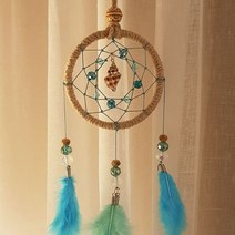 드림캐쳐 만들기 DIY 키트 8cm, 여름바다, 1세트