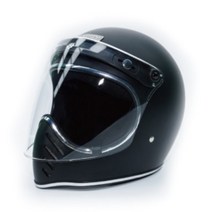 CRNK RETRO 오토바이헬멧 전용 쉴드, 투명