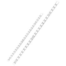 더블찬넬기둥 크롬 2종 세트, 1세트, 900mm + 1200mm × 1세트