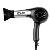 PHENIX 전문가용 이온 헤어 드라이기 PD-7500 1200W, 블랙