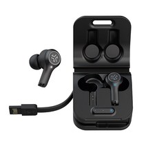 JLAB EPIC AIR ANC 노이즈캔슬링 무선 이어폰, 블랙, 색상:블랙
