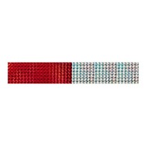 엑스핏 화물차 안전 반사스티커 심플 5cm x 10m, 레드화이트, 1개