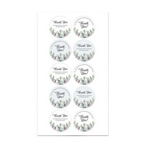 유포 내츄럴가든 땡큐 스티커 Y-11, 혼합색상, 380개