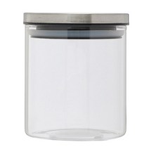 원형 유리 보관용기 600ml, 1개