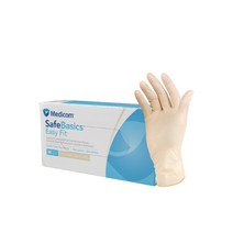 메디컴 세이프베이직 라텍스 글러브 아이보리 XS, 100개, 1개