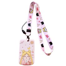 범쓰컴퍼니 캐릭터 카드 목걸이 스트랩, 세일러문, 1개