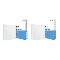 CHAMOA 헤파 11등급 PM0.3 차랑용 에어컨 필터, 2개, A103